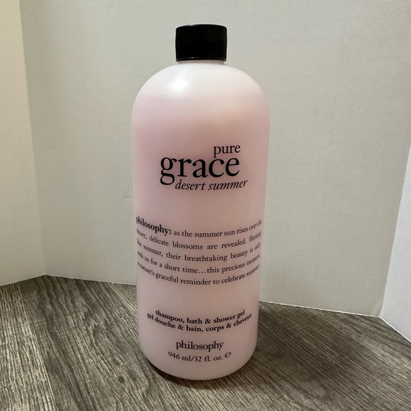 Philosophy Pure Grace Desert Summer Shampoo, Bath & Shower Gel 32fl.oz. NEW - Picture 2 of 3